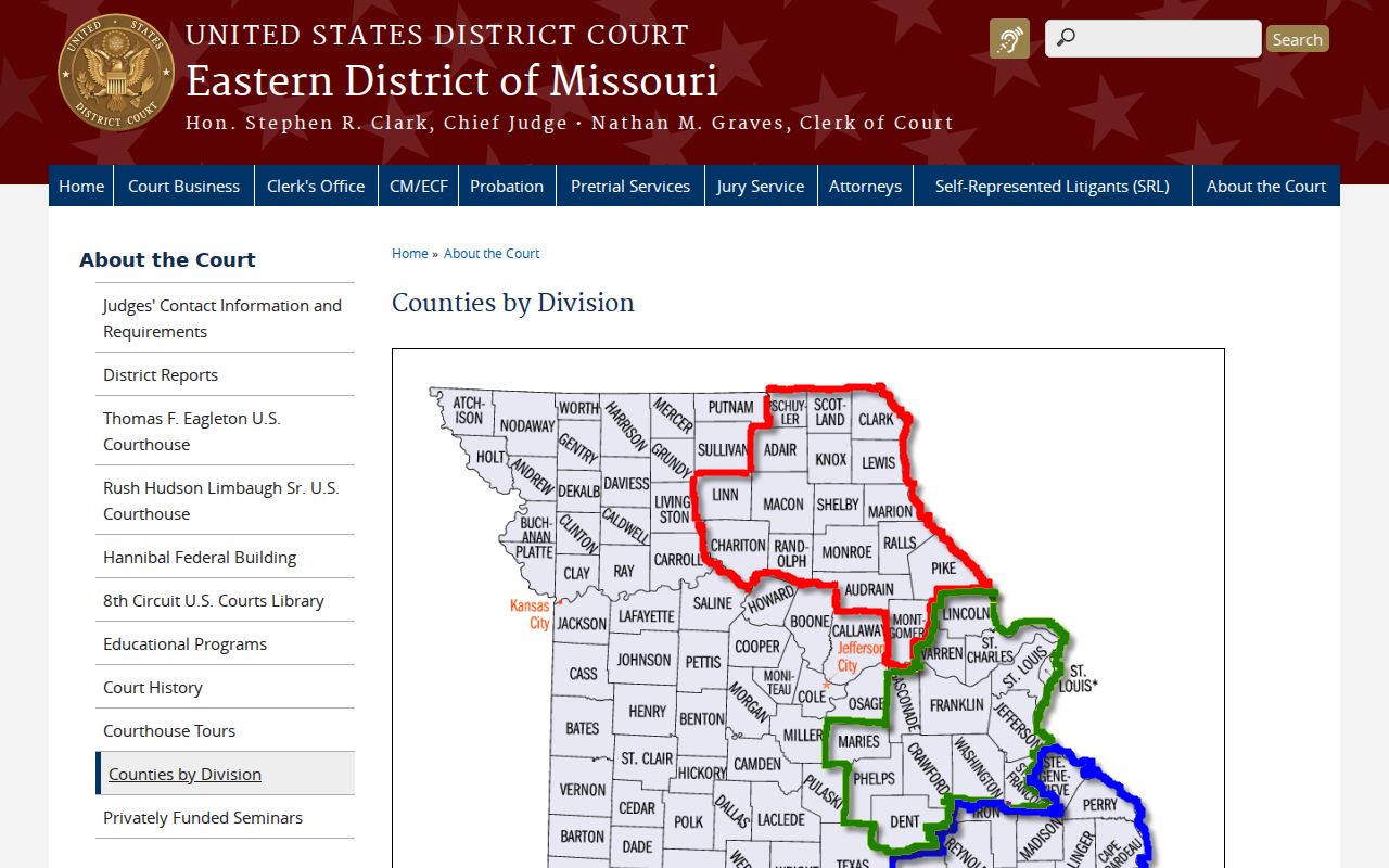 Shannon County court docket federal division reference